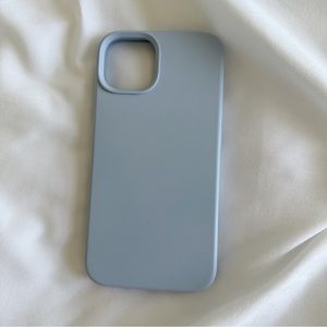Blue Silicone IPhone 13 Case